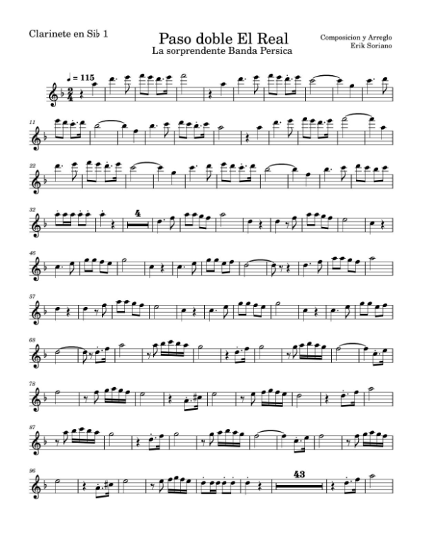 La imagen puede contener una previsualizacion de una partitura